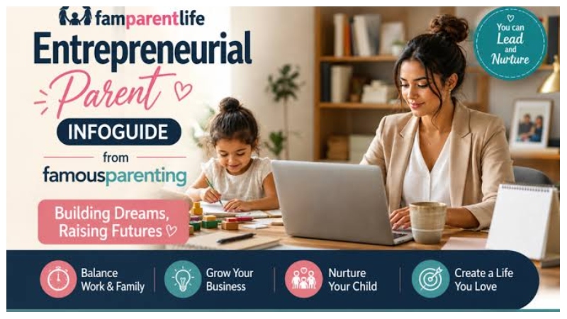 FamParentLife Entrepreneurial Parent Infoguide from FamousParenting: A Practical Guide for Balancing Business and Family