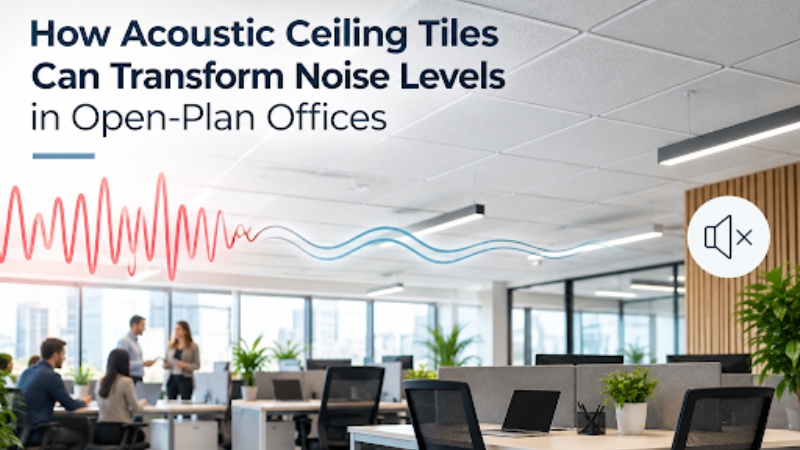 How Acoustic Ceiling Tiles Can Transform Noise Levels in Open-Plan Offices
